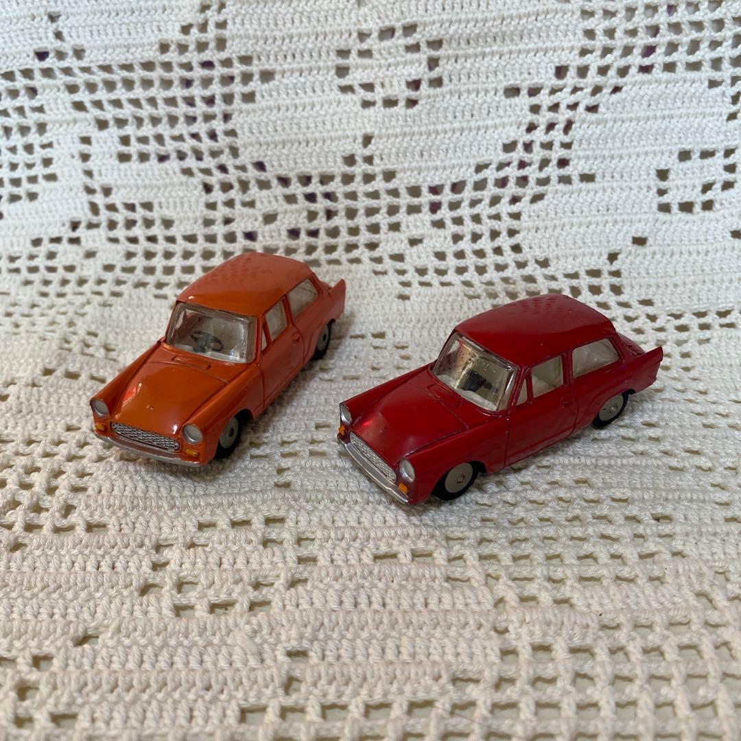 ビンテージ♢１９６０年代♢アサヒ玩具製♢トヨタ・パブリカ♢ミニカー♢２個セット