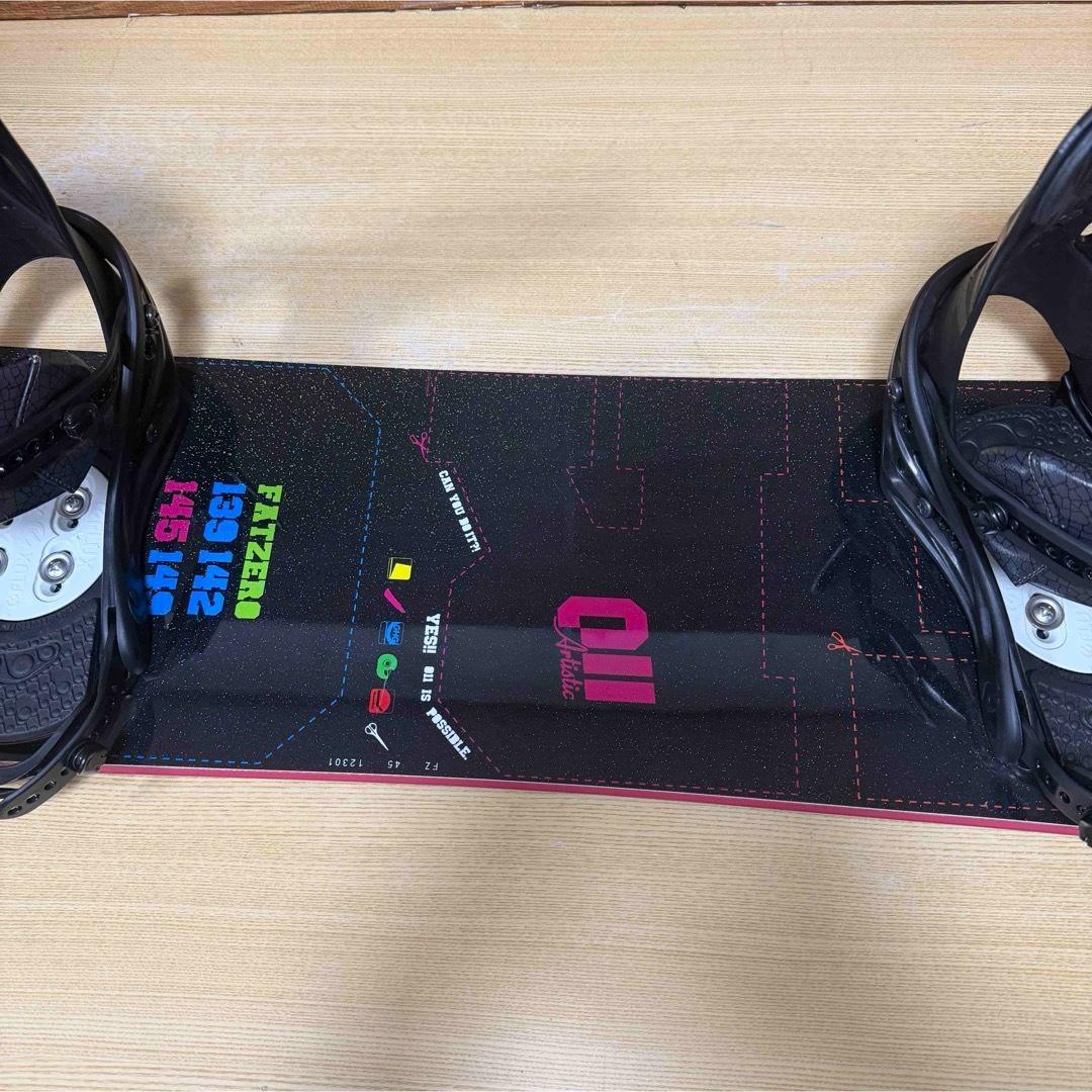 011artistic ゼロワンワン　メンズスノーボード　4点セット　メンテ済み