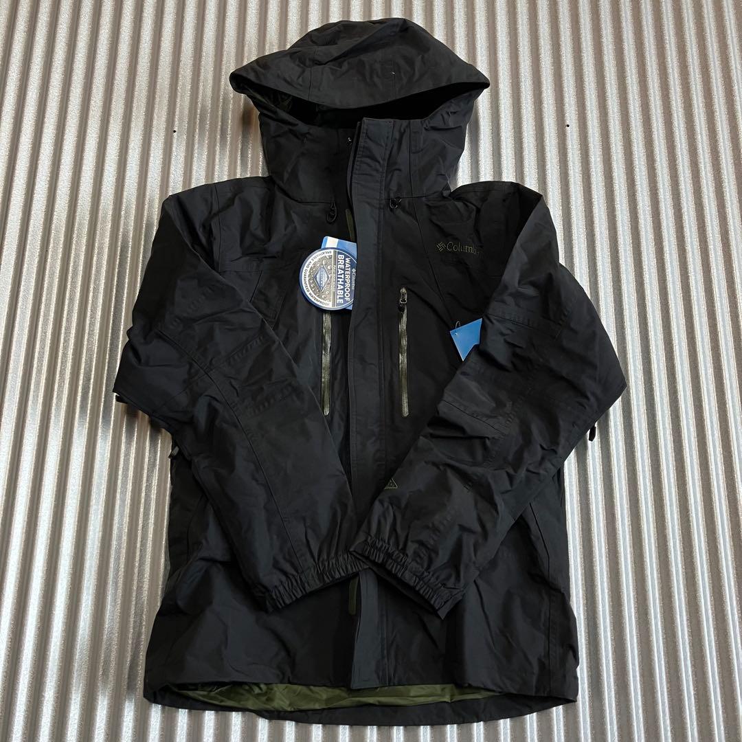 未使用　コロンビア　スノボウェア　S 上着　ジャケット　アウター　メンズ　黒