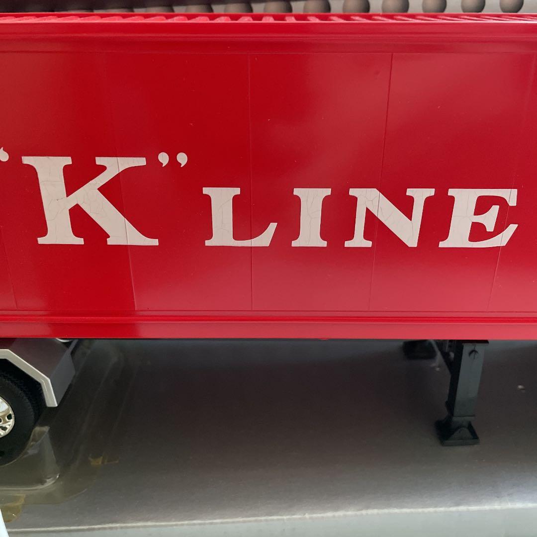 アメリカントラックヘッド\"K-LINE\"コンテナトレーラー【1/32スケール】