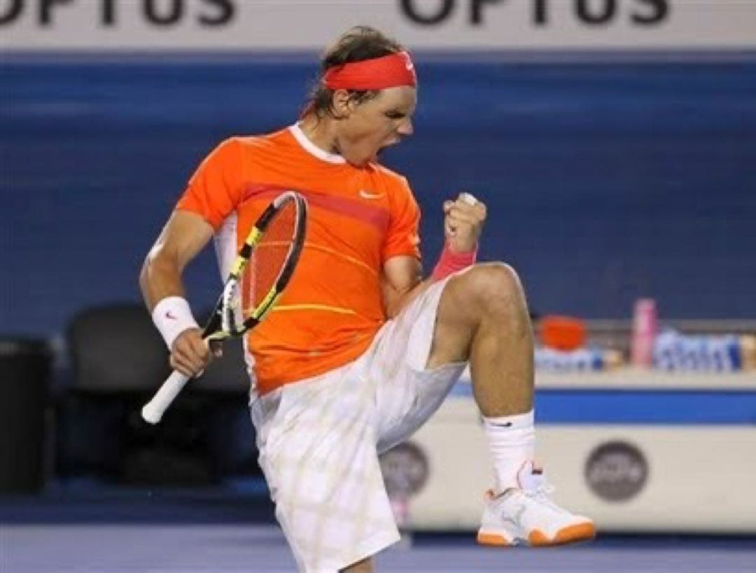 【未使用】ナイキ ナダル 2010 全豪 シャツ M