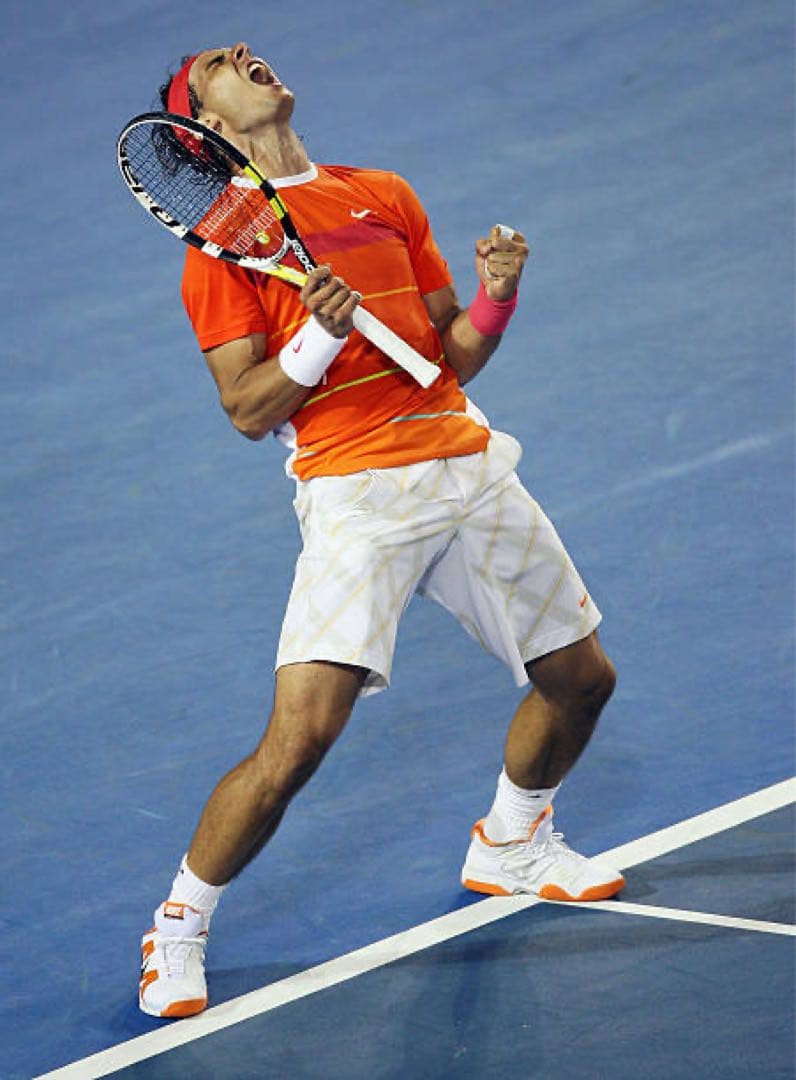 【未使用】ナイキ ナダル 2010 全豪 シャツ M