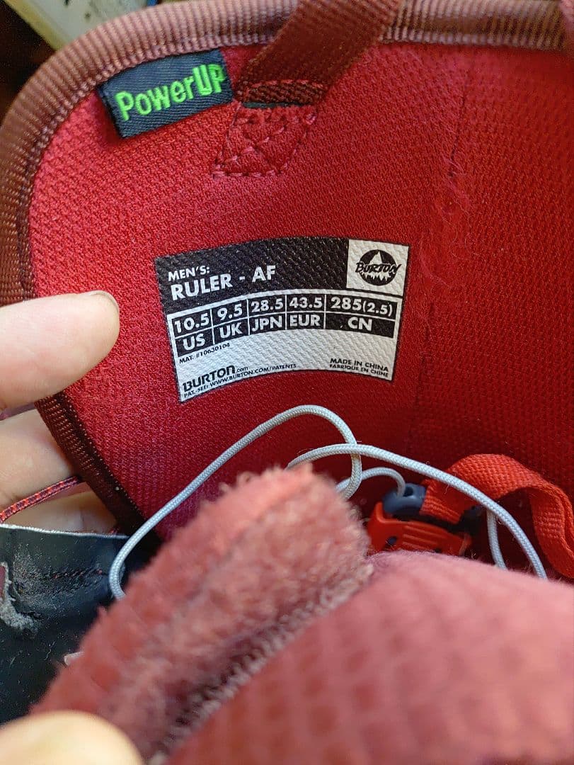 BURTON RULER（ルーラー） 28.5cm スノーボードブーツ　バートン