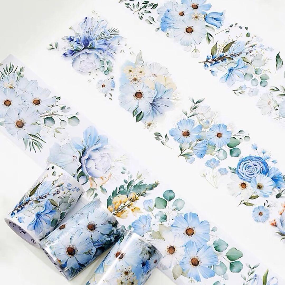 新品　カナダWT　枕星花影　PETタイプマスキングテープ　マステ