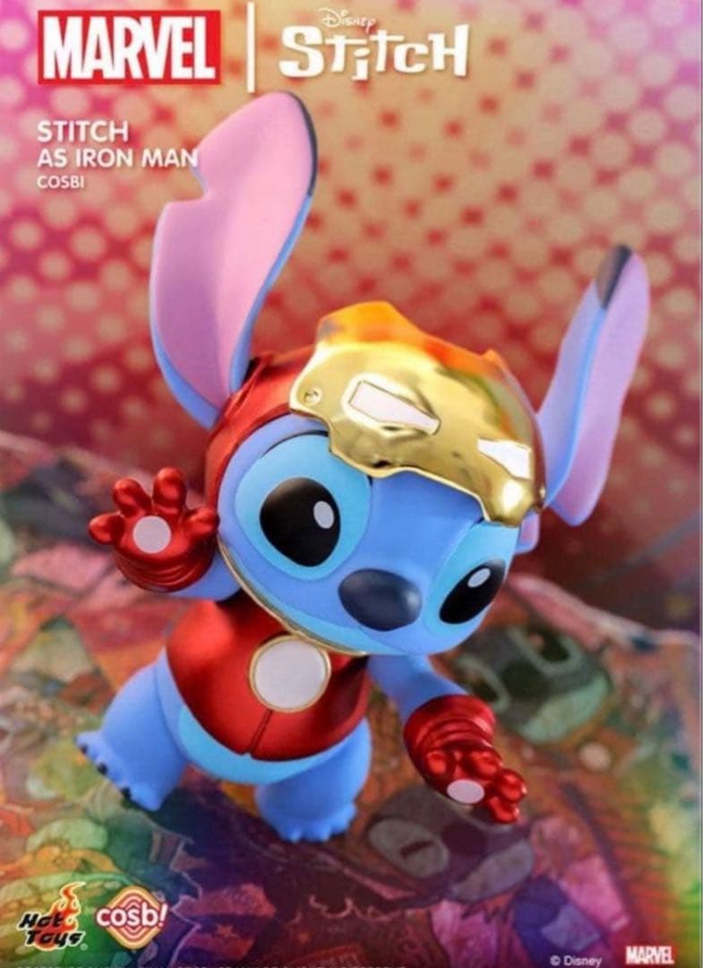 ホットトイズ スティッチ marvel アイアンマン フィギュア コスビ