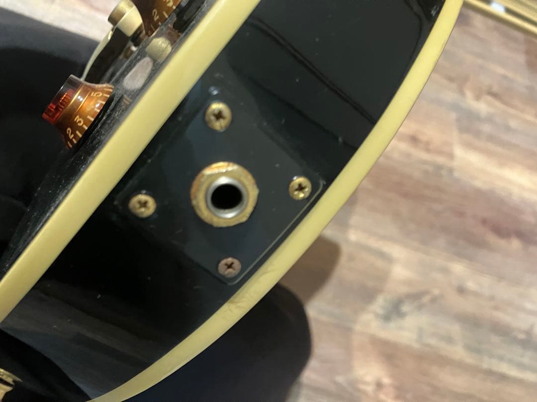 EPIPHONE ブラック　エボニー　レスポール　エレキギター　手渡し可