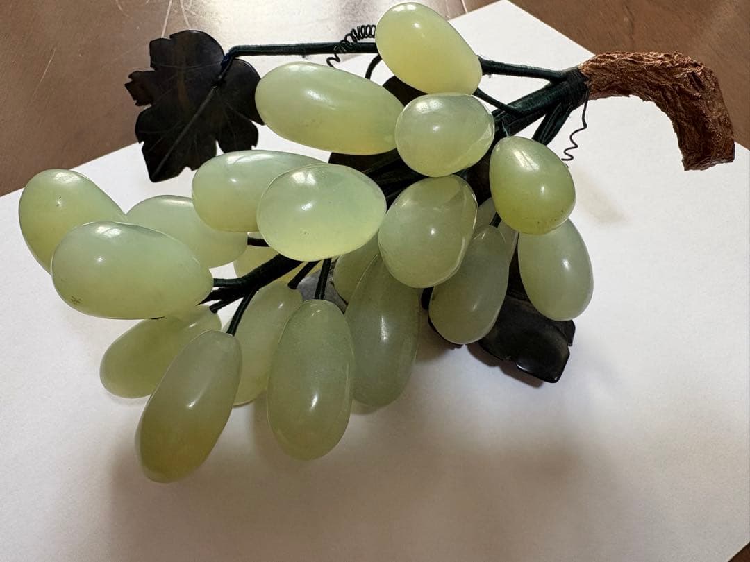 翡翠　ぶどう　置き物