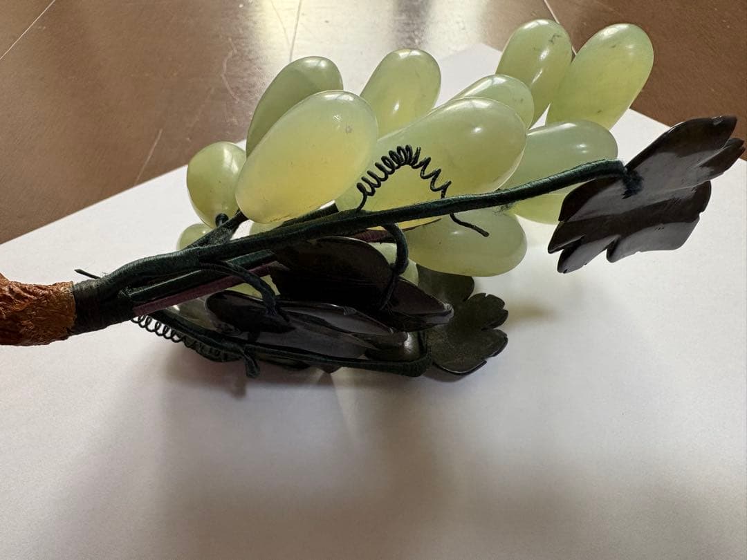 翡翠　ぶどう　置き物