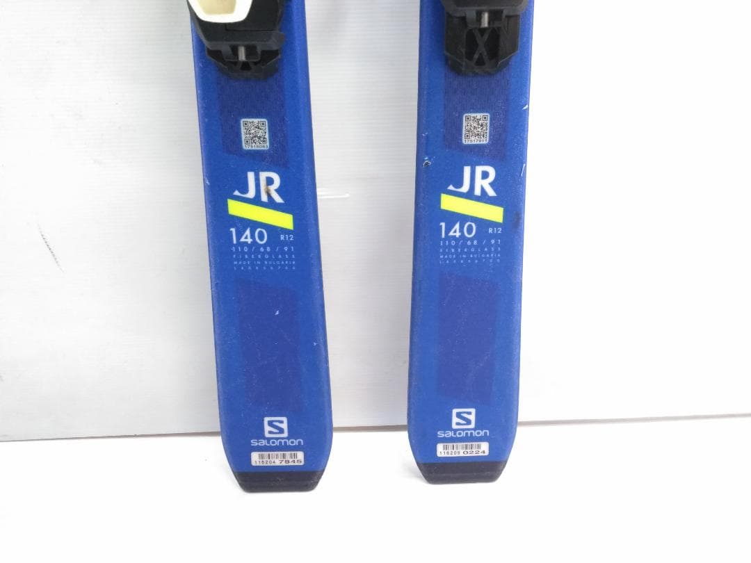 SALOMON RACE JR 140cmジュニアレーシングスキー調整簡単ビン◇