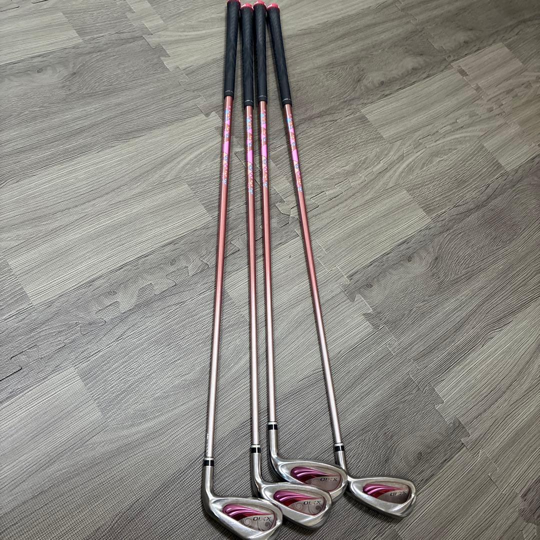 ゼクシオ11レディース アイアンセット シルバー/ピンク