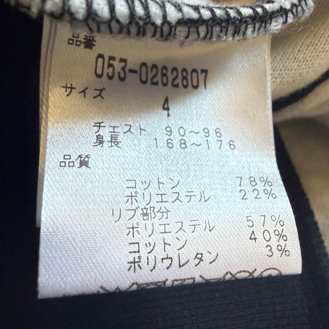 美品　パーリーゲイツ　ジャケット　ブルゾン　総柄　黒　白　M〜L相当　4