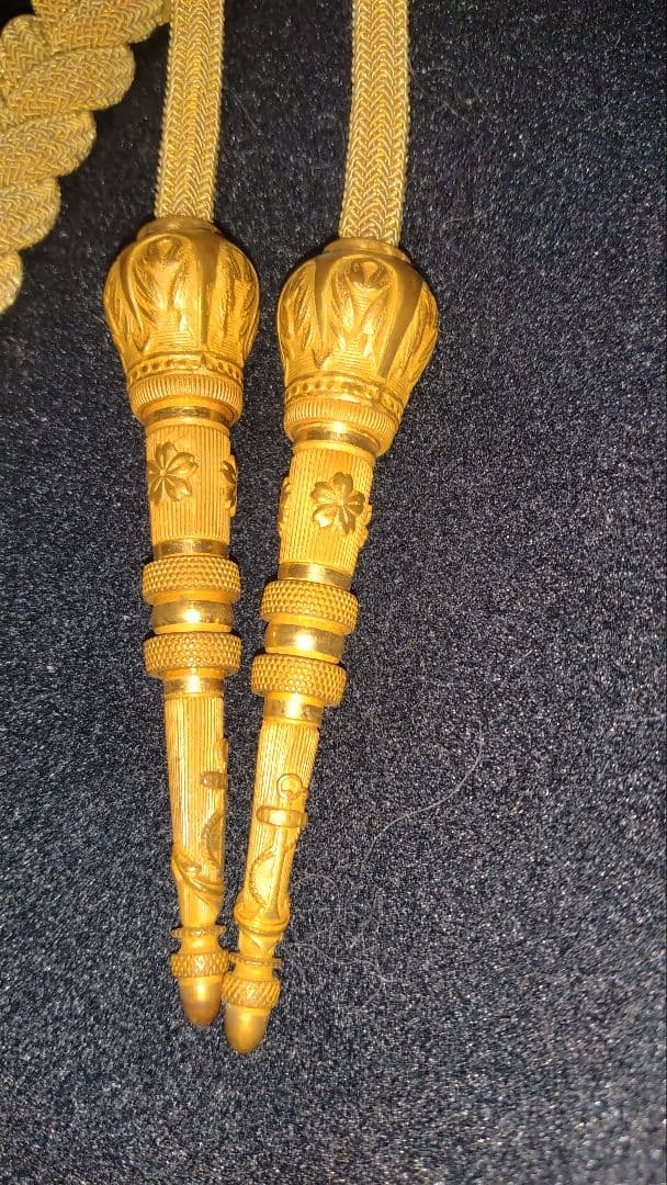 【実物】日本海軍　参謀飾緒　将官飾緒