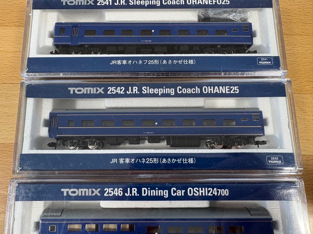 TOMIX Nゲージ JR24系25系 寝台特急あさかぜ仕様 5両セット