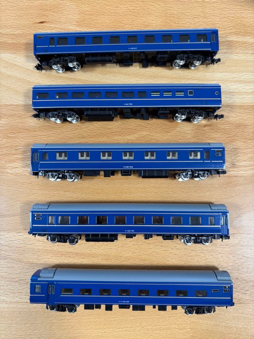 TOMIX Nゲージ JR24系25系 寝台特急あさかぜ仕様 5両セット