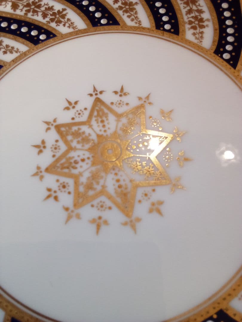 イギリス スポ—ド キャビネットプレ—ト ２枚 ( ペア ) 1887年