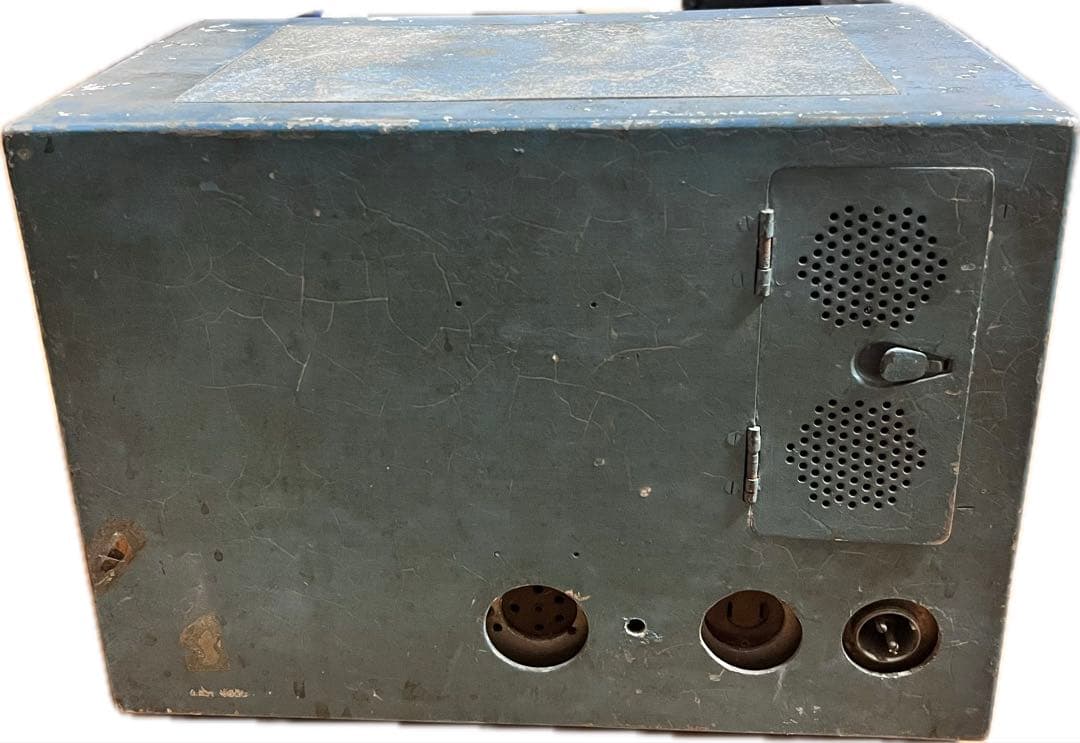 【私設博物館放出品】旧日本軍 航空無線電源装置昭和15年製 真空管内蔵 送料無料