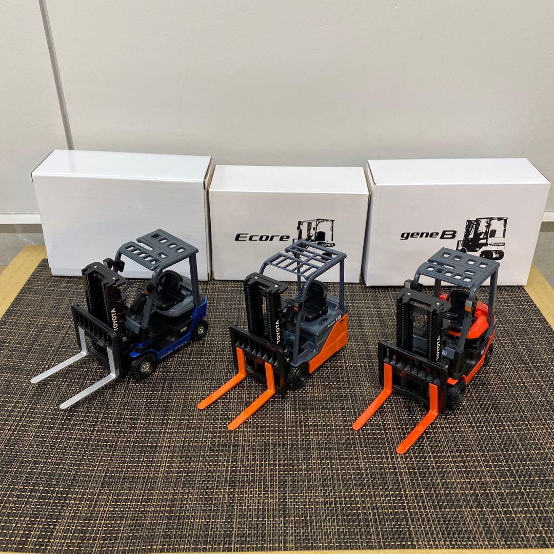 TOYOTA L&F フォークリフト ミニカー　3台セット　非売品　希少