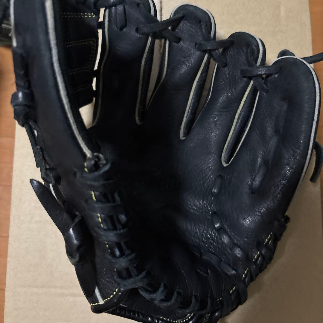 ミズノ 軟式野球グローブ 黒少年用
