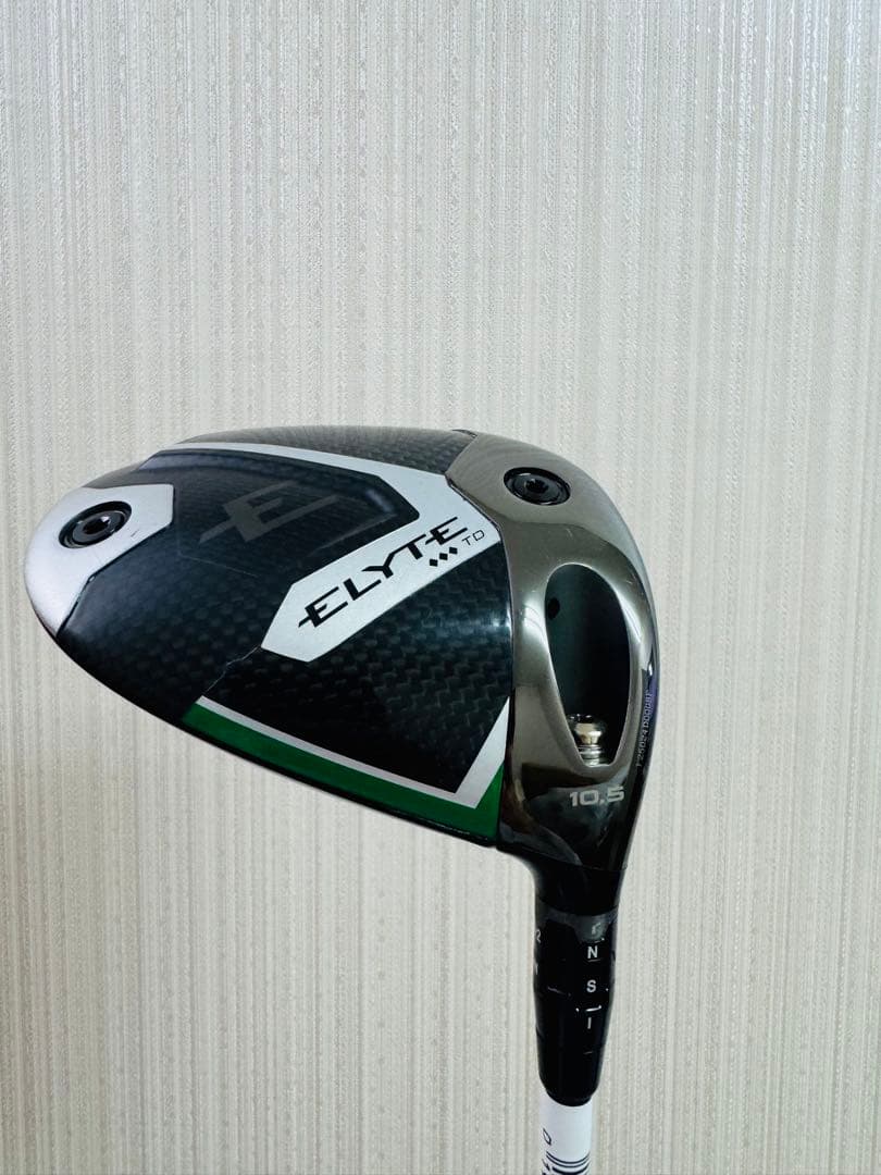 【美品】キャロウェイ エリート トリプルダイヤTD10.5° 純正S 日本正規品