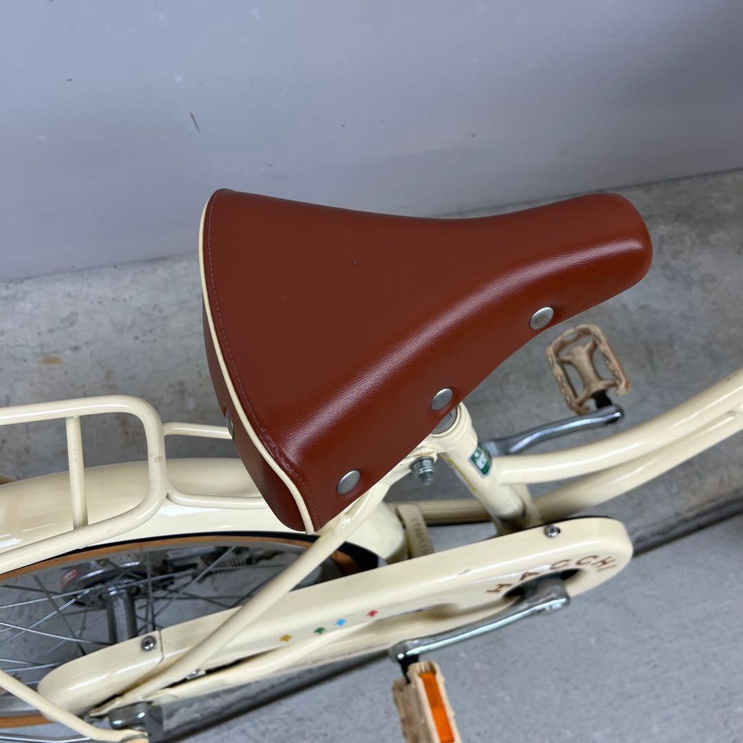 ブリヂストン　ハッチ　18インチ　アイボリー　キッズ向け自転車