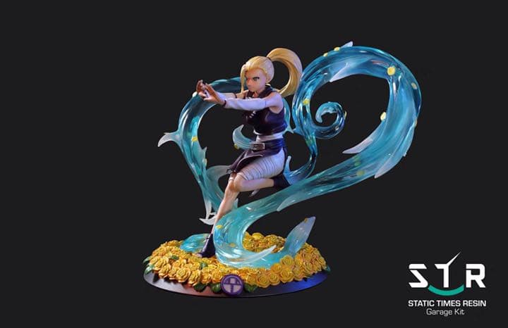 NARUTO ナルト 山中いの ガレージキット ガレキ スタチュー②