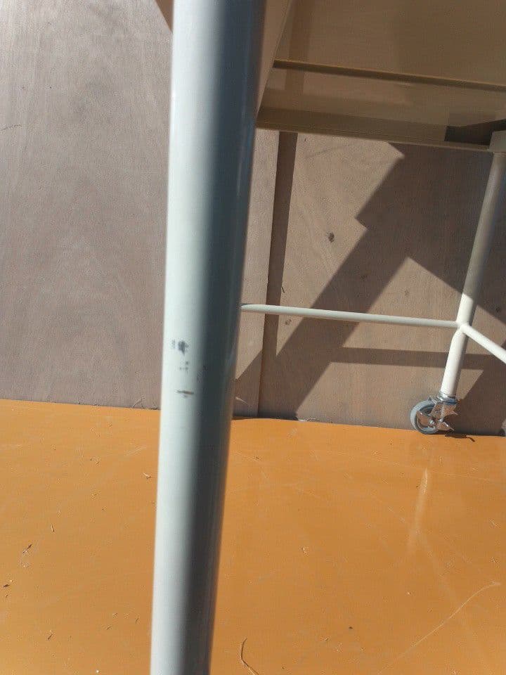 SOLNO 引き出し付き　調剤テーブル　 丈夫なツールワゴン　作業台　薬局　机