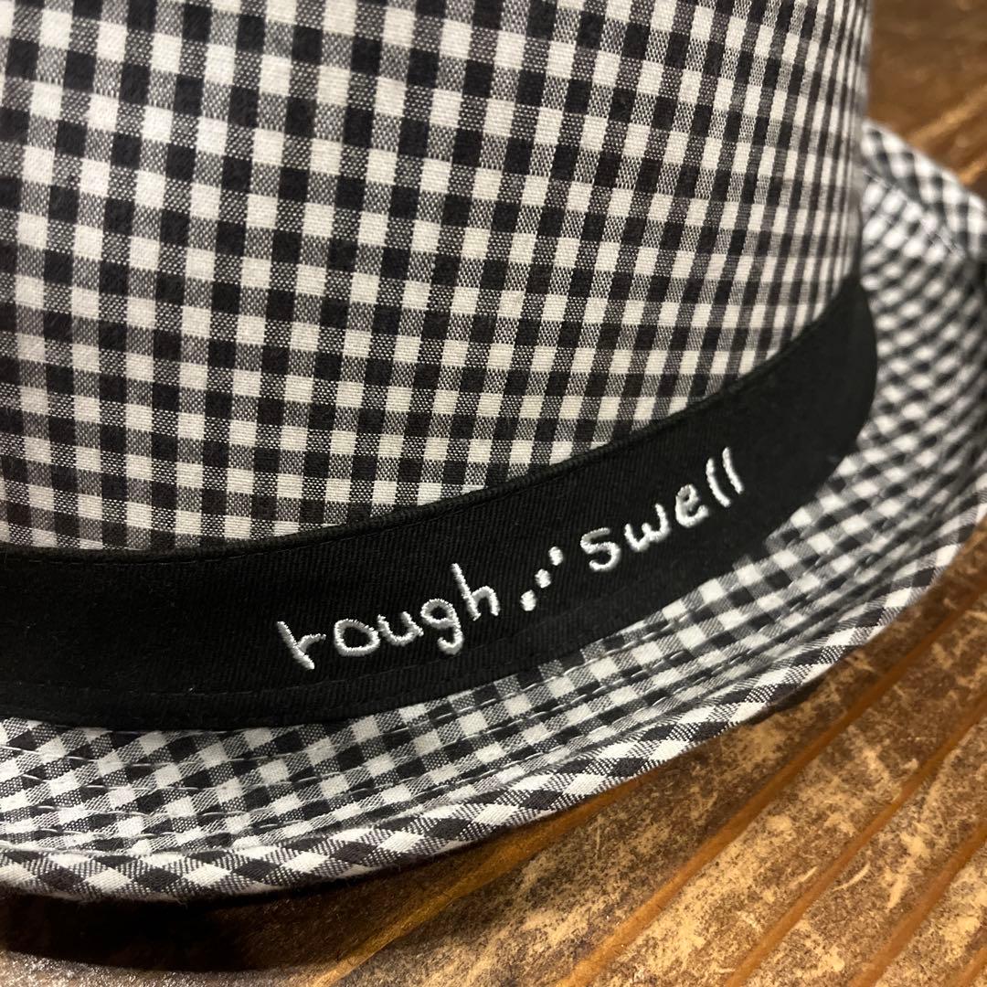 【未使用】rough&swell ラフアンドスウェル ハット チェック