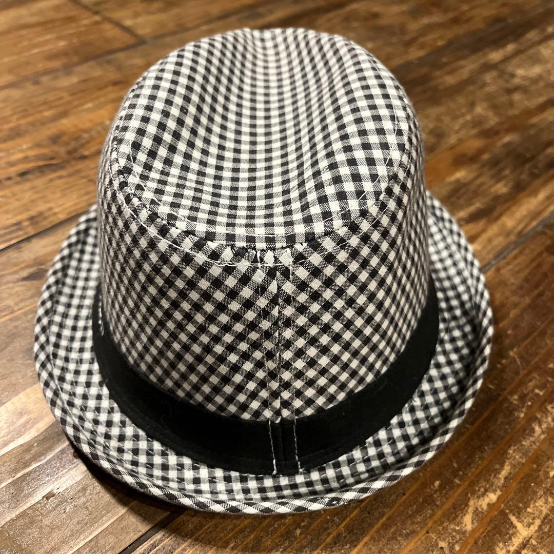 【未使用】rough&swell ラフアンドスウェル ハット チェック