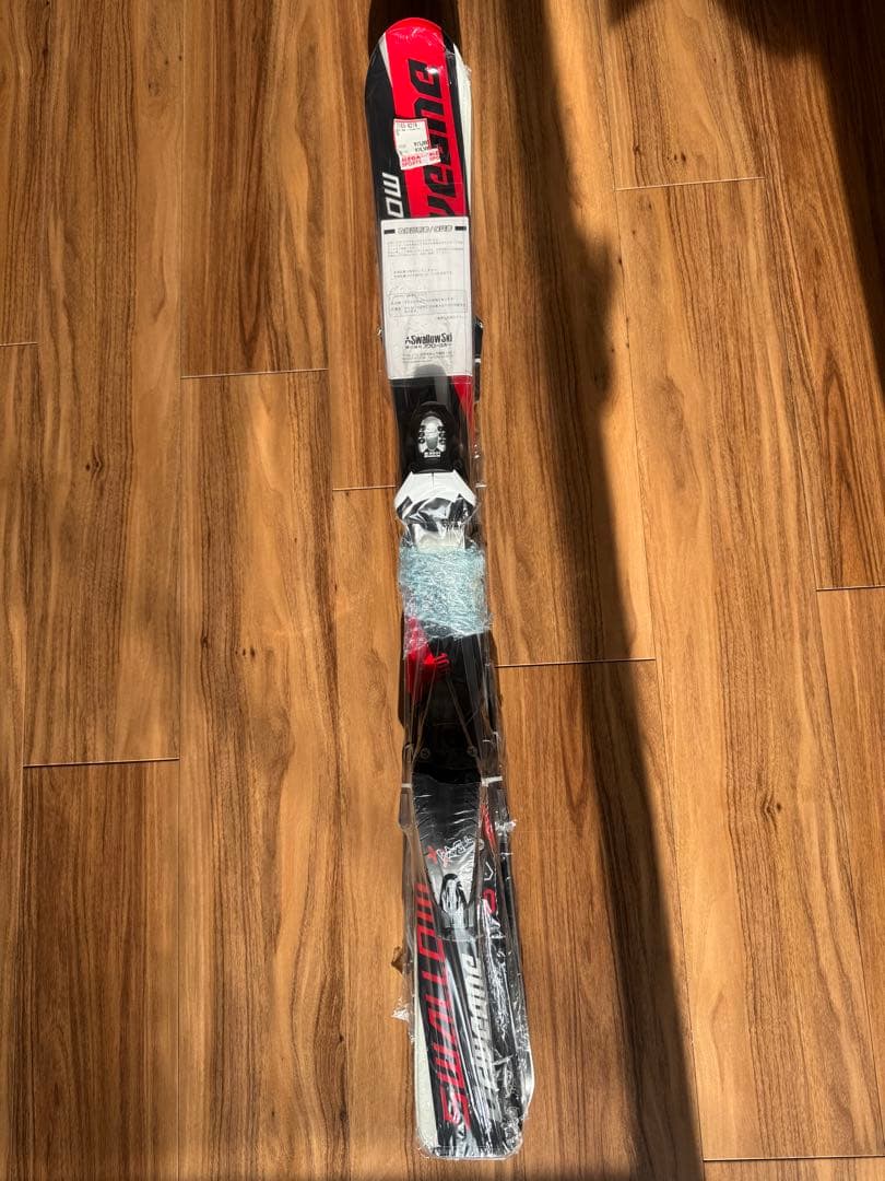 ジュニア　スキー板　100㎝ SWALLOW LOOKビンディング　セット