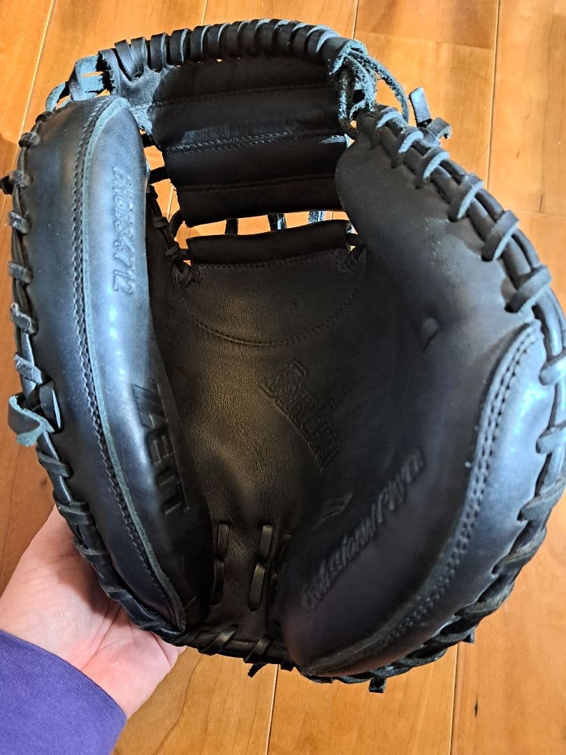 ZETT 軟式キャッチャーミット ブラック デュアルキャッチ