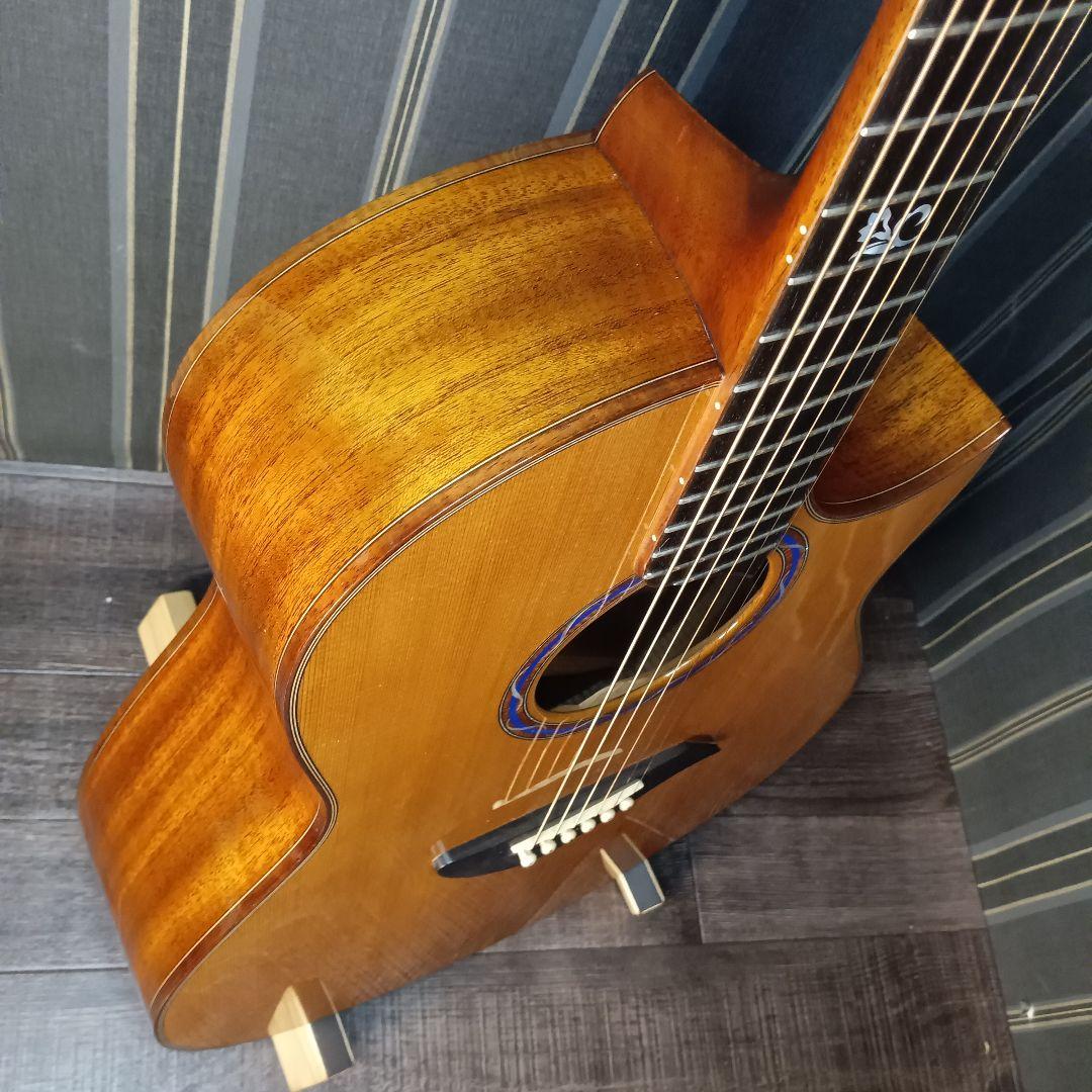 極美品 単板 エレアコ MORRIS S-96 エレキアコースティックギター