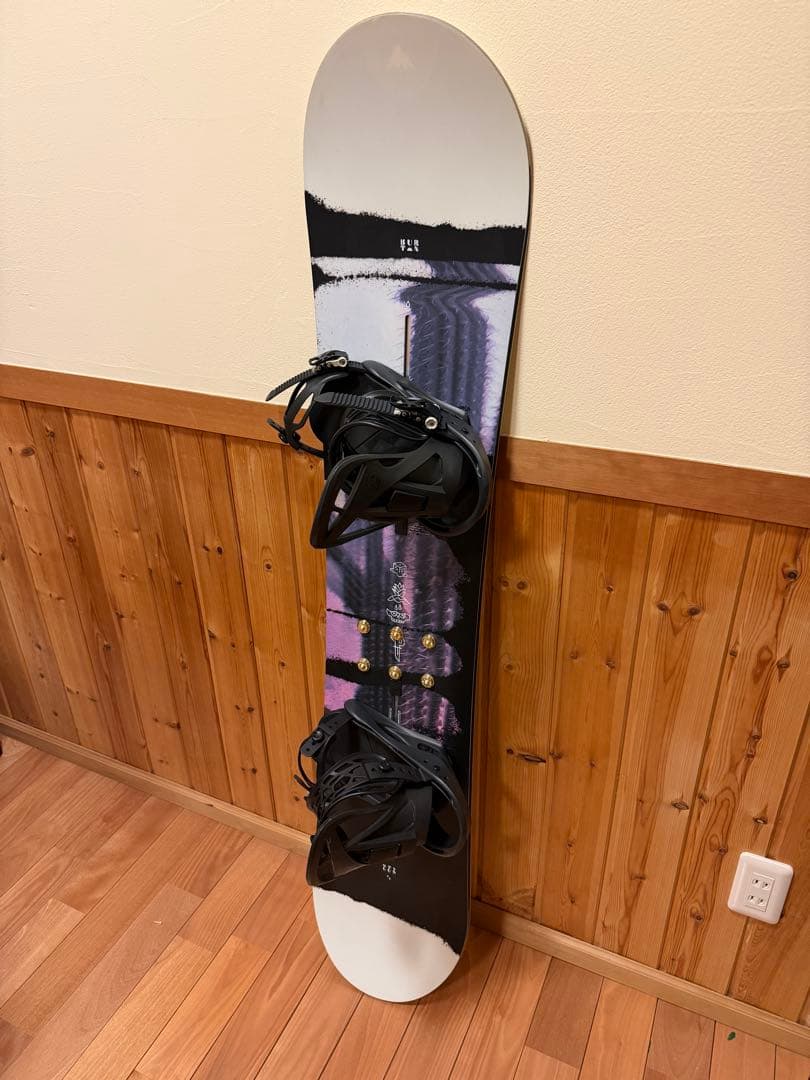 42超豪華❗️バートン×FLUX レディース スノーボードセット★スノボ142cm
