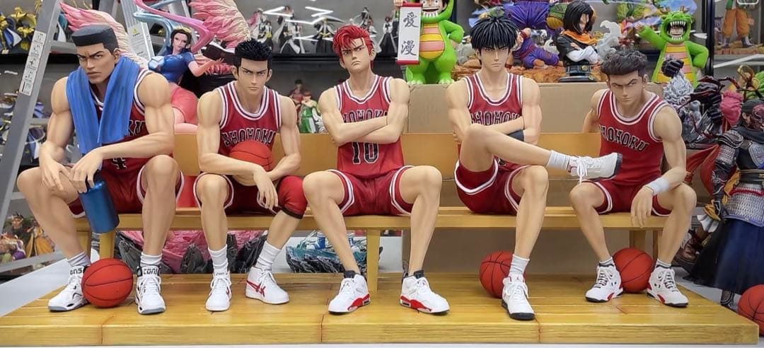 スラムダンク  フィギュア ガレージキット GK 5体 1／6スケール