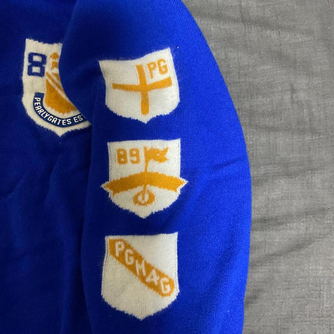 パーリーゲイツカシミヤ100%入りゴルフセーター