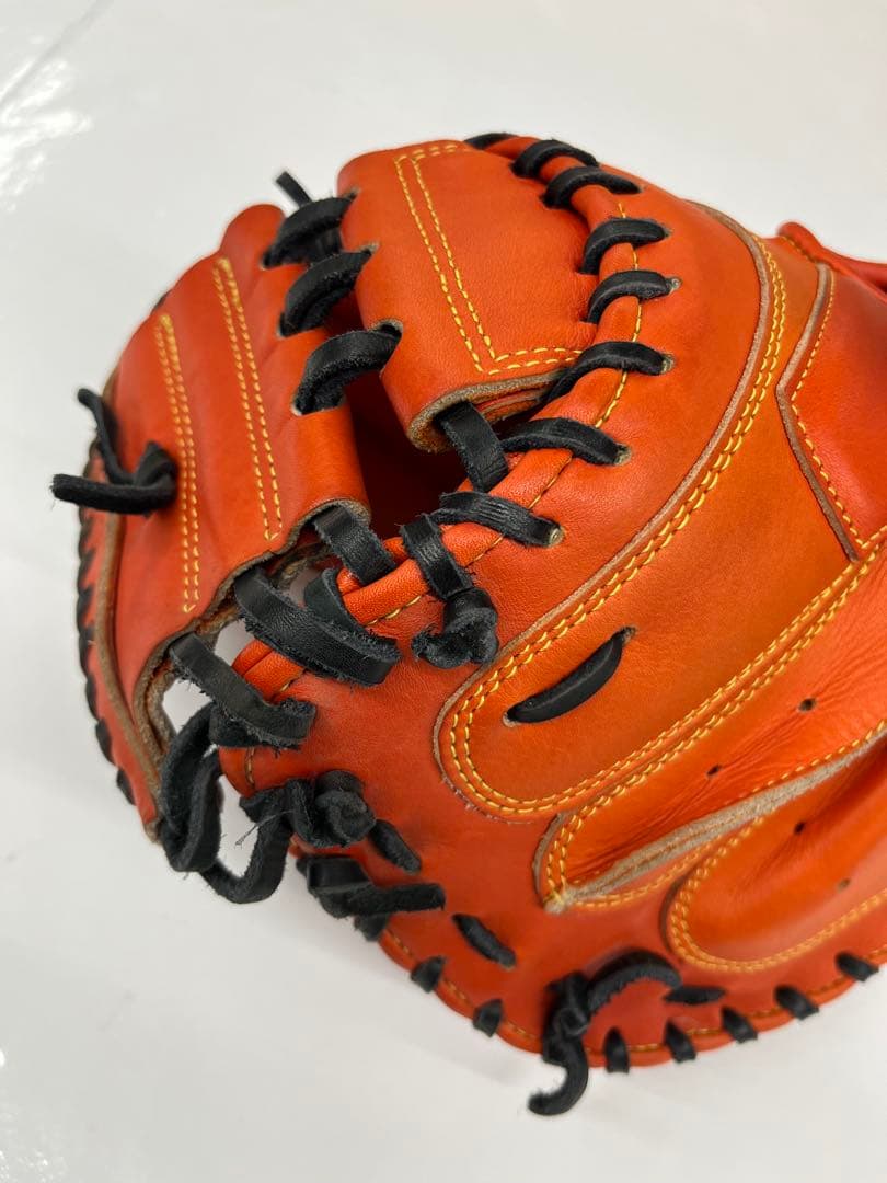 硬式用 ミズノプロ キャッチャーミット 湯もみ加工有り