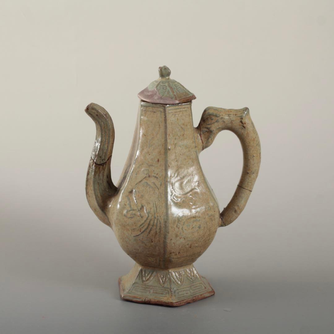 青磁 水注 酒注 酒器 中国美術 古美術 骨董 古道具 アンティーク 煎茶道具