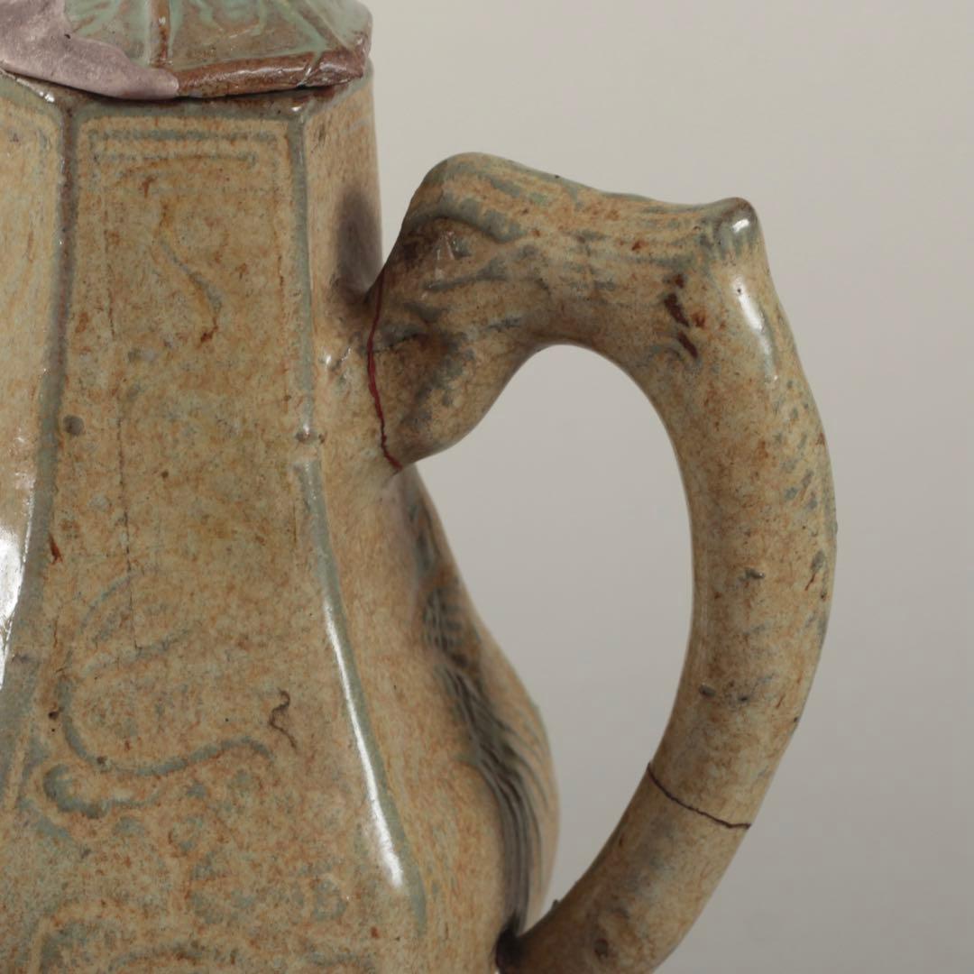 青磁 水注 酒注 酒器 中国美術 古美術 骨董 古道具 アンティーク 煎茶道具