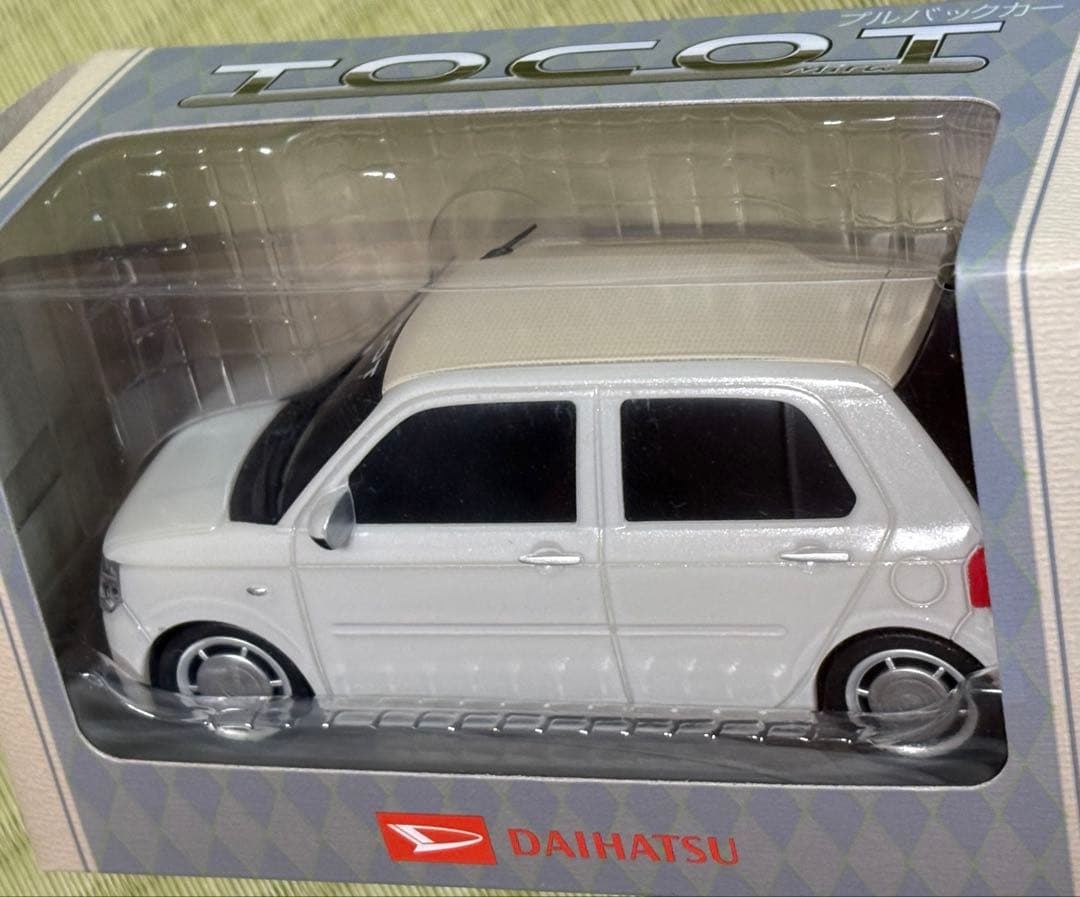 プルバックカー DAIHATSU ダイハツ トコット パールホワイトⅢ