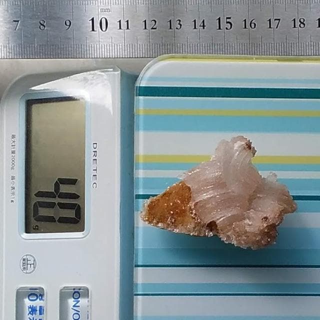 40g　ジプサム　世界に一つだけの結晶野郎ジプサム　鉱物標本　美品