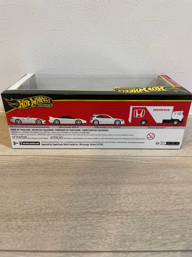ミニカー Hot Wheels Honda 4-Car Set