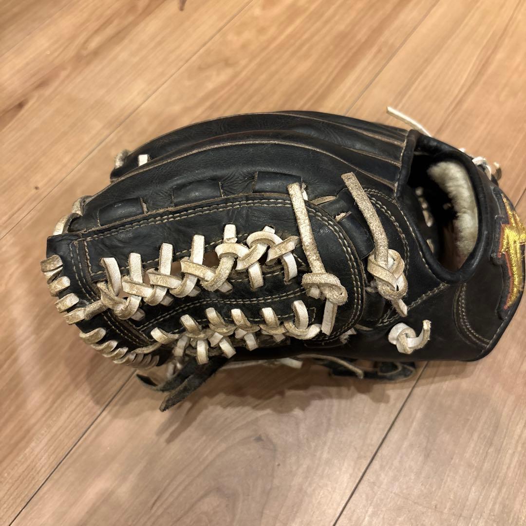 アトムズ硬式グローブ 黒 レザー