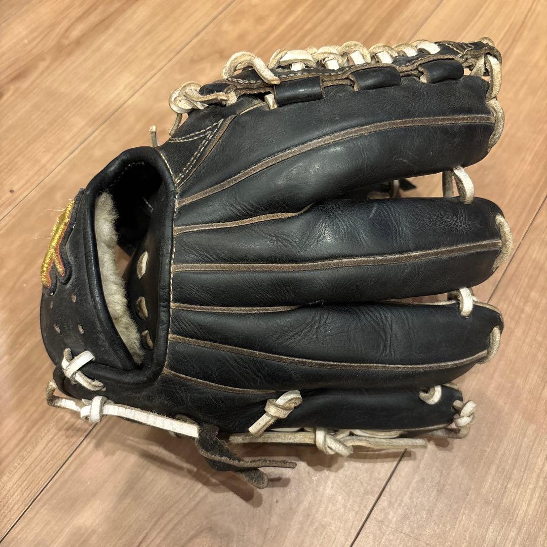 アトムズ硬式グローブ 黒 レザー