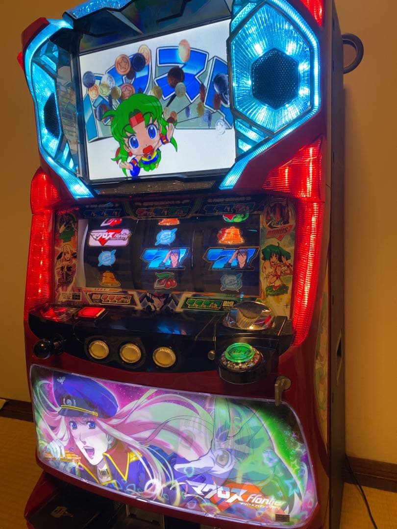 パチスロ 実機 マクロスF フロンティア はじまりの歌、銀河に響け！ 送料無料