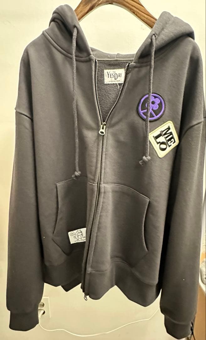 マウスラビット　パーカー　イェソン　韓国　チャコール