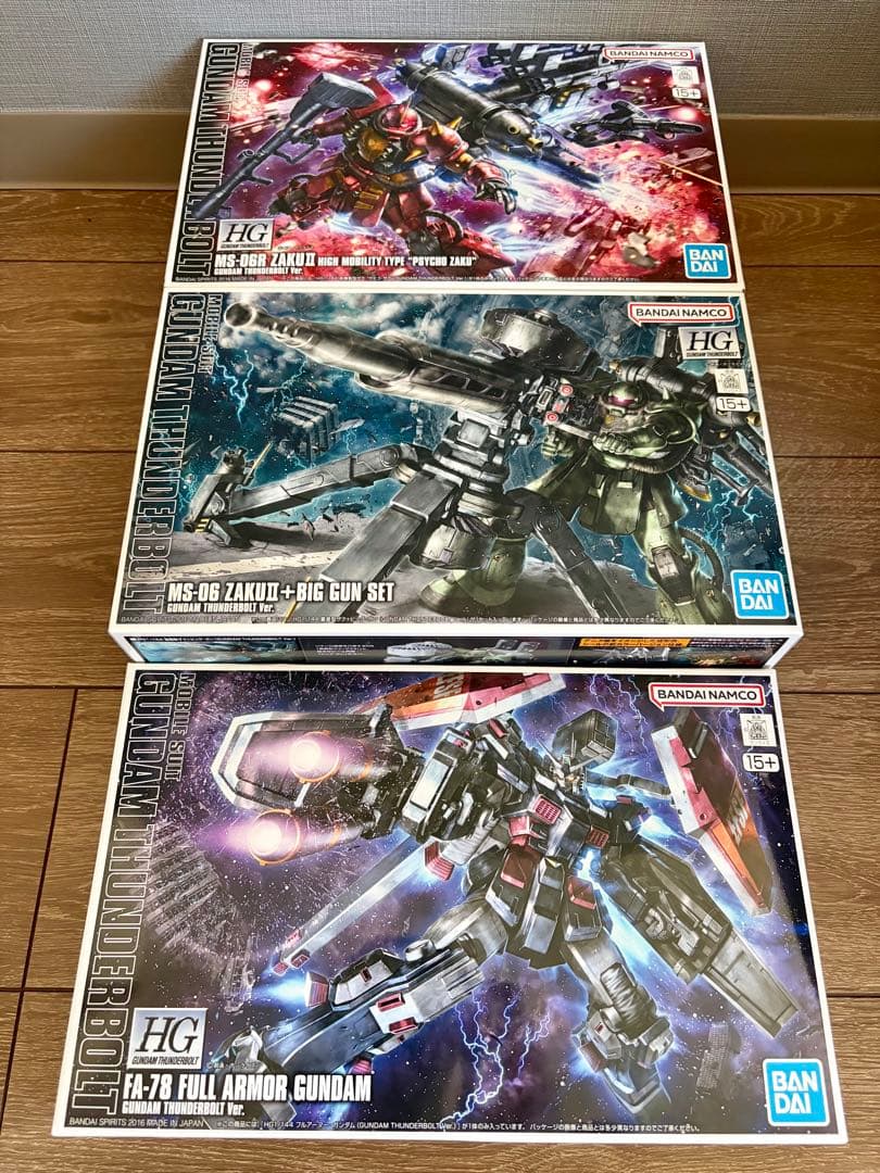 田*丸様 サンダーボルト ビッグガン サイコザク　フルアーマーガンダム　ガンプラ