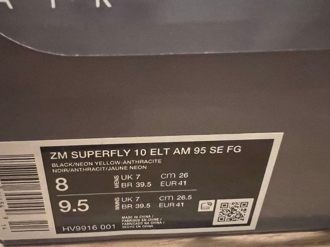 ズーム マーキュリアル スーパーフライ 10 エリート AM 95 FG