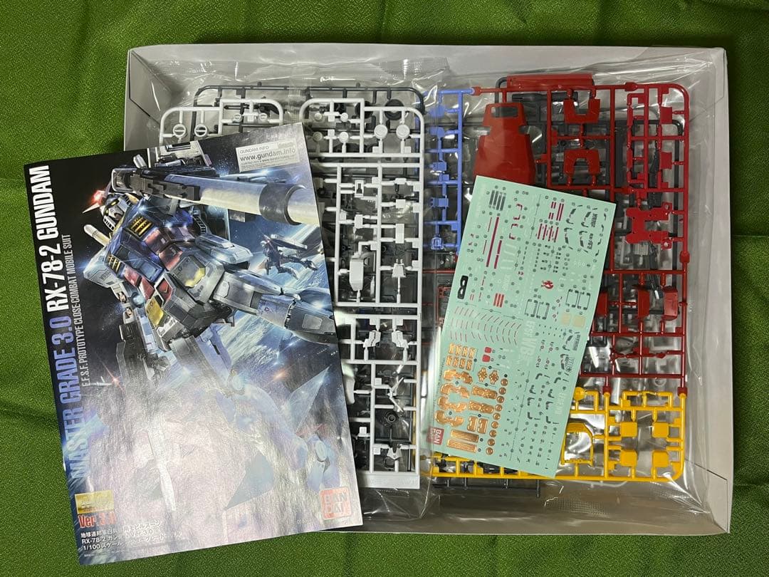 ☆新品未組立 MG RX-78-2 GUNDAM Ver.3.0 デカール付き☆