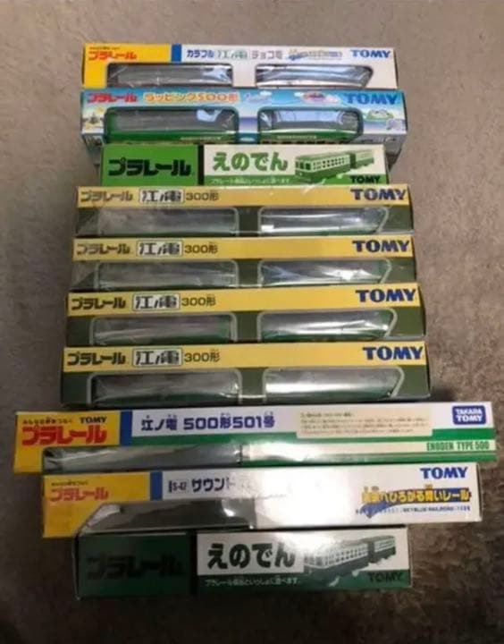 プラレール 江ノ電　カラフル江ノ電チョコ電　ラッピング500形　100周年