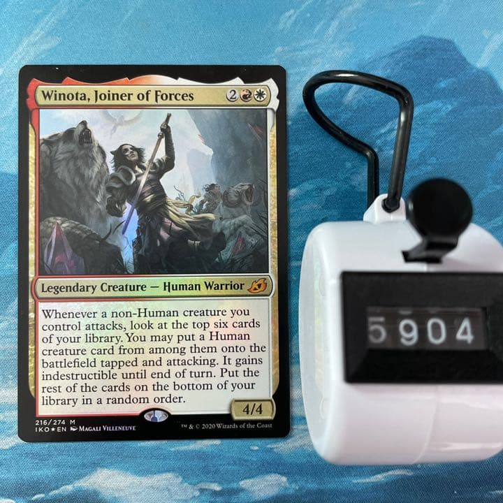 MTG foil 4枚 軍団のまとめ役、ウィノータ