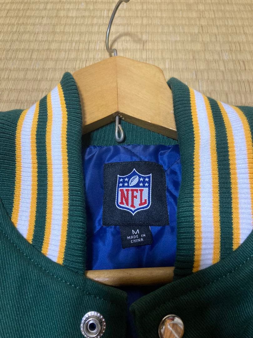 NFL グリーンベイ パッカーズ スタジャン ジャケット チャンピオン　Mサイズ